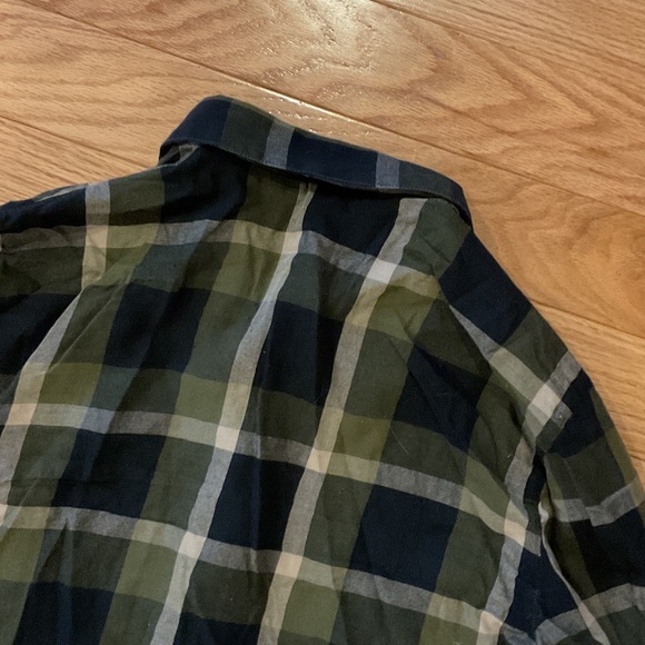 Volcom Olive, Black & Tan Plaid Button-Down Shirt - Picture 10 of 10